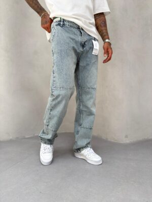Taşlanmış Denim Kot Pantolon