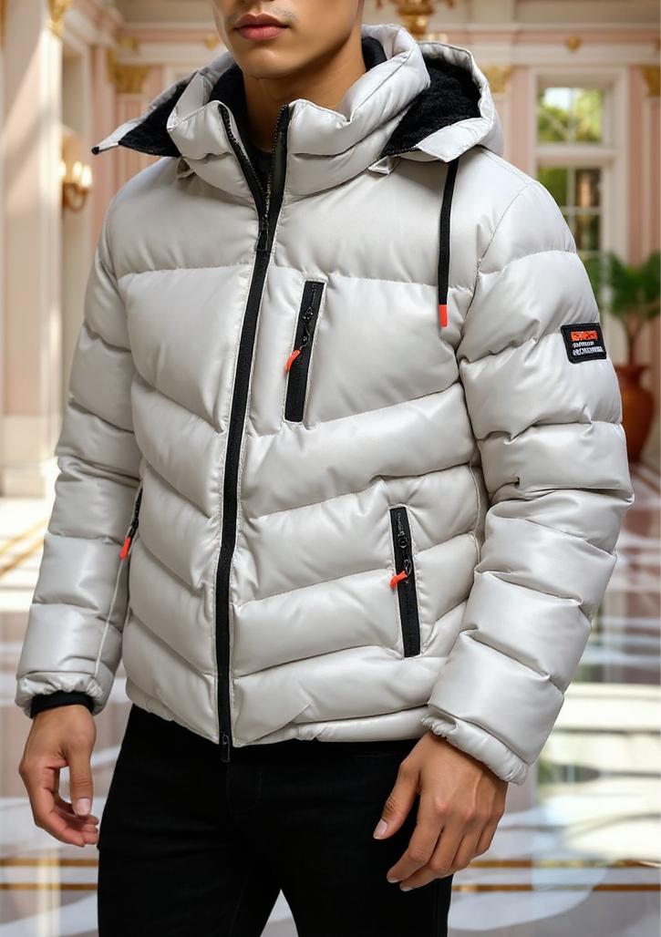 ❄️ Arctic Shield Şişme Mont – Su Geçirmez ve Ultra Sıcak